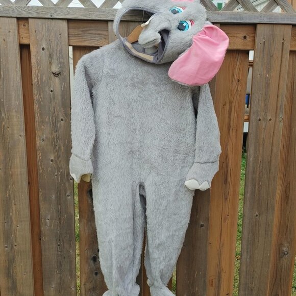 CUTE Vintage ELEPHANT Costume RUBIE'S with Elephant head Size Small - Picture 2 of 10